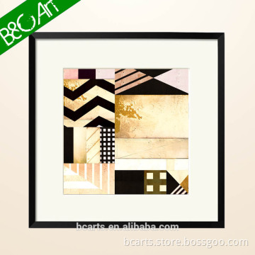 Fashion photo print of abstract pop art wall paper bright color abstract painting